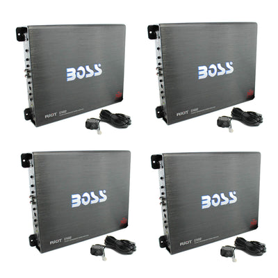 Boss Audio 3400W Mono Block Class D Car Audio Power Amplifier Amp (4 Pack)