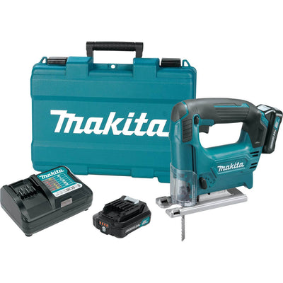 Makita 12V Max CXT Compact Cordless Jig Saw Kit with Batteries/Charger (2 Pack)