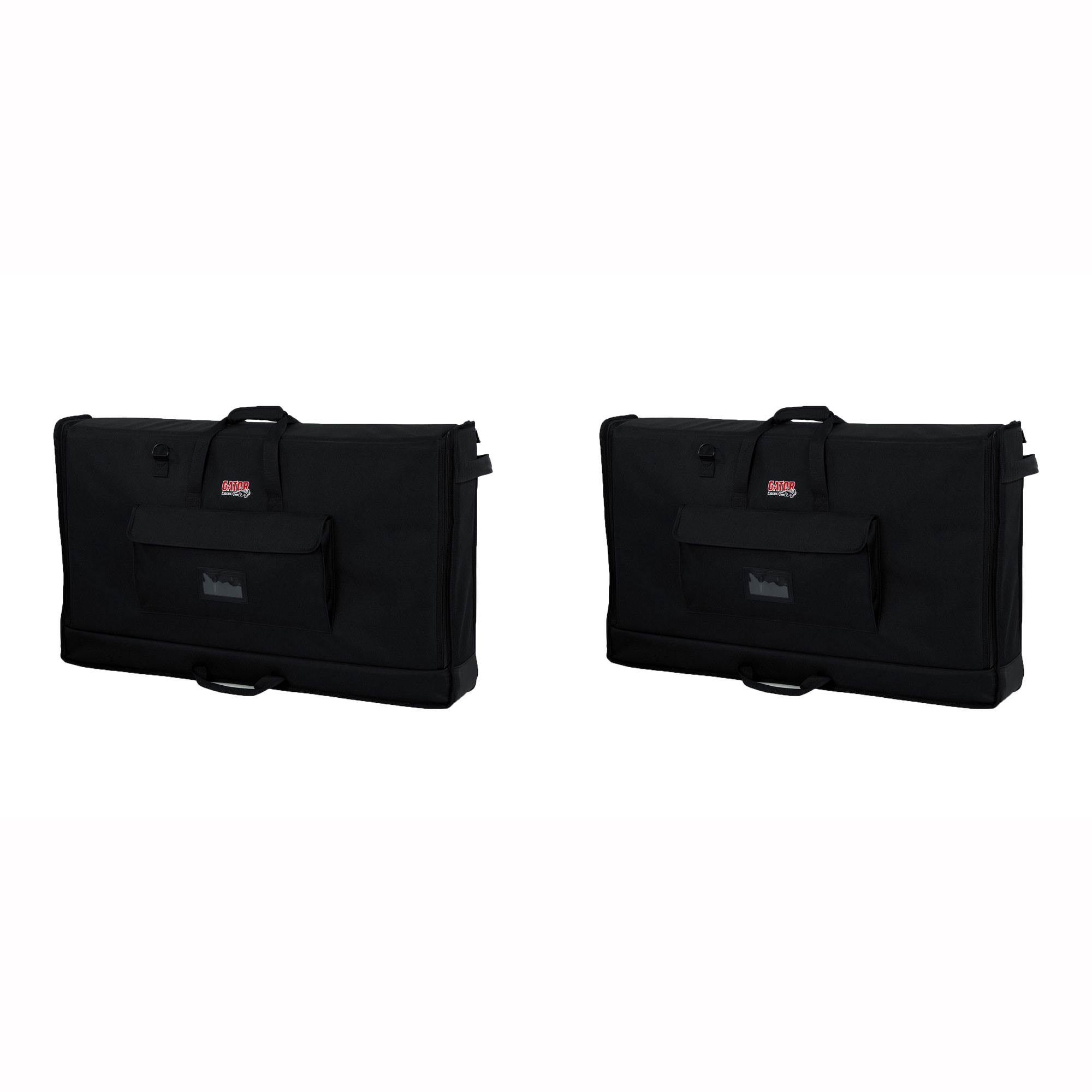 Gator Cases Medium Padded 27 to 32" LCD Screen Transport Carrying Bag (2 Pack)