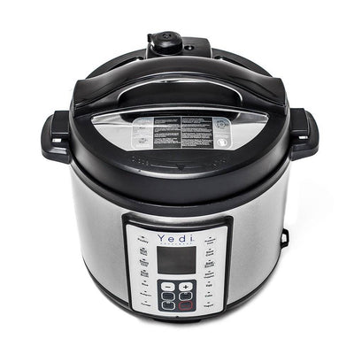 Yedi Houseware 9 in 1 6Qt Stainless Steel Pressure Cooker, Silver (For Parts) - VMInnovations