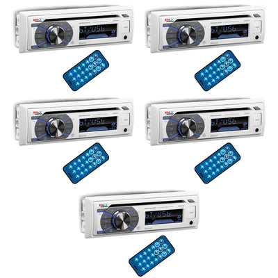 Boss CD/MP3 Marine/Boat In-Dash Player USB/AUX SD Receiver & Bluetooth (5 Pack)