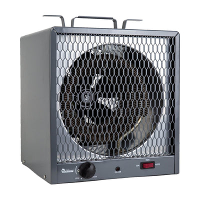 Dr. Infrared Heater 5600W Garage Workshop Portable Space Heater, Gray (Open Box)