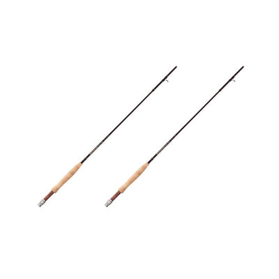 Redington Lightweight 4 Piece Classic Trout Angler Fly Fishing Rod, Red (2 Pack)