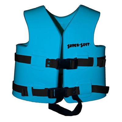 TRC Recreation Super Soft USCG Kids X Small Foam Swim Vest, Marina Blue (Used)