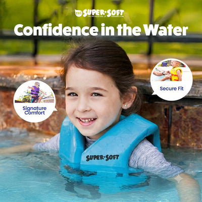 TRC Recreation Super Soft Child Life Jacket Swim Vest, X Small, Marina Blue - VMInnovations