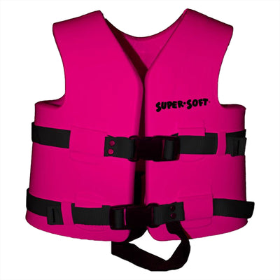 TRC Recreation Super Soft Child Life Jacket Vest, XS, Flamingo Pink (Open Box)