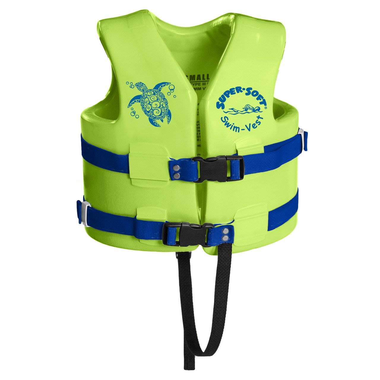 TRC Recreation Super Soft USCG Childs Small Swim Vest Life Jacket, Lime Green