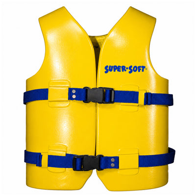TRC Recreation Super Soft Child Life Jacket Swim Safety Vest, Medium, Yellow - VMInnovations
