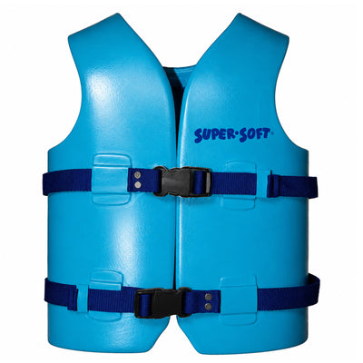 TRC Recreation Super Soft Child Medium Pool Life Jacket, Marina Blue (Open Box) - VMInnovations