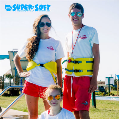 TRC Recreation Single Super Soft Water Ski Buoyancy Belt Waist Float, Medium - VMInnovations