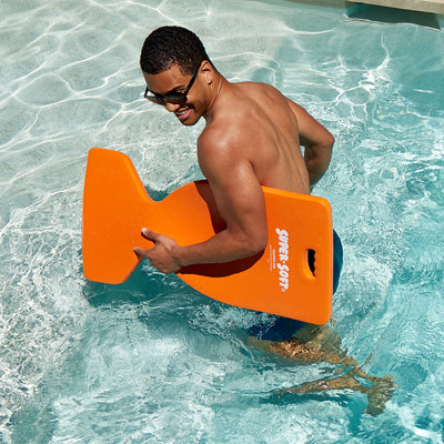 TRC Recreation Super Soft Deluxe Foam Floating Saddle Seat Chair, Orange Breeze