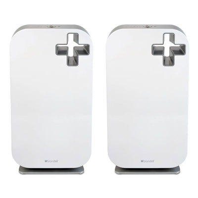 Brondell O2+ Source True HEPA Odor Allergen Remover Air Purifier System (2 Pack)