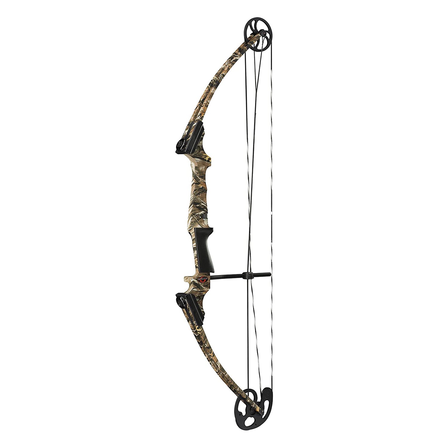 Genesis Archery 20 lb Right Hand Compound Target Practice Bow, Camo (Open Box) - VMInnovations
