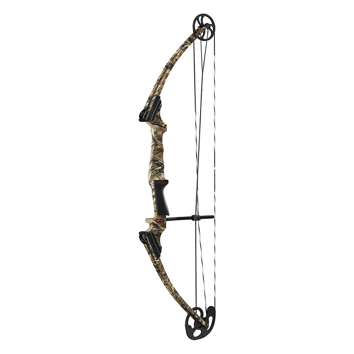Genesis Archery 20 lb Right Hand Compound Target Practice Bow, Camo (Open Box) - VMInnovations