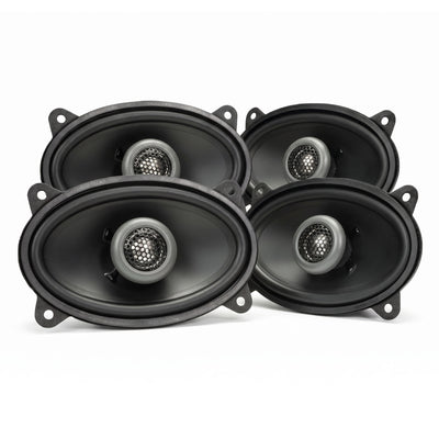 MB Quart Formula 2 Way Coaxial 90W 4 x 6 Inch Car Speakers (2 Pack)