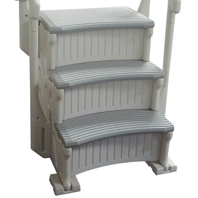 Confer CCXIG Gray Inground Swimming Pool Grand Entry Curve Steps Stairs (6 Pack) - VMInnovations