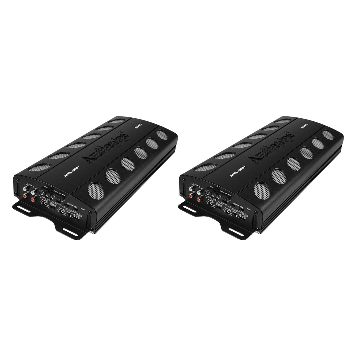 Audiopipe APCLE-2004 2000 Watt 4-Channel AB Car Audio MOSFET Amplifier (2 Pack)