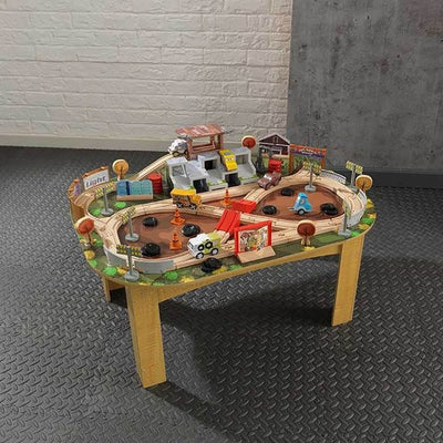Kidkraft Disney Pixar Cars 3 71 Piece Thunder Hollow Table (Open Box)