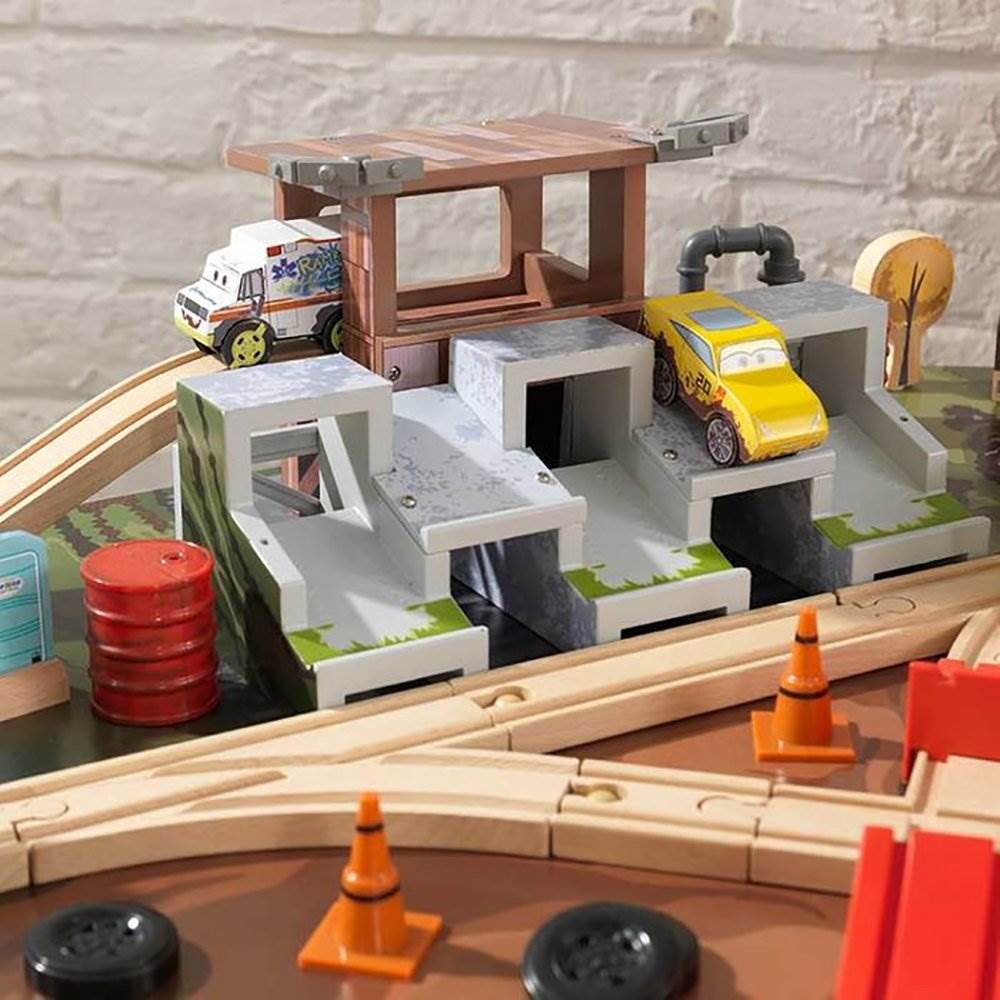 Kidkraft Disney Pixar Cars 3 71 Piece Thunder Hollow Table (Open Box)