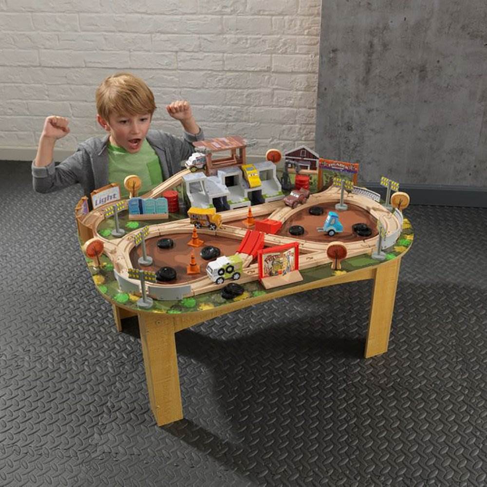 Kidkraft Disney Pixar Cars 3 71 Piece Thunder Hollow Table (Open Box)