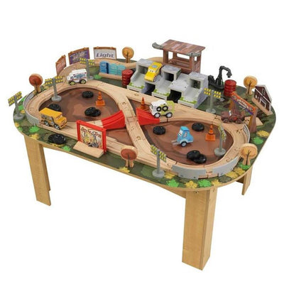Kidkraft Disney Pixar Cars 3 71 Piece Thunder Hollow Car Race Track Table (Used)