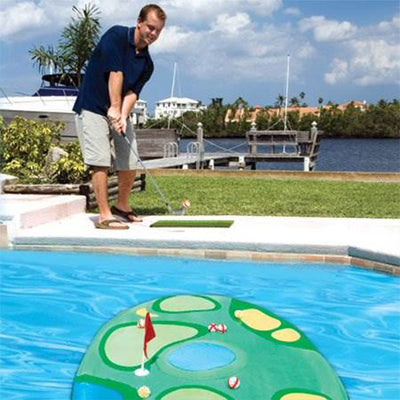 SwimWays Pro-Chip Spring Mini Golf Swimming Pool Floating Game | 12210 (6 Pack)
