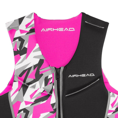 Airhead Camo Cool Neolite Kwik-Dry Pink Life Vest, Womens Small (2 Pack)