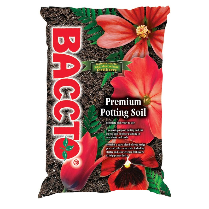 Michigan Peat General All Purpose Premium Potting Soil w/Perlite, 25lbs (3 Pack)