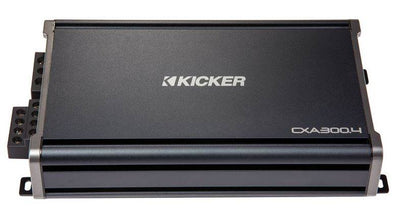 Kicker 43CXA3004 CXA300.4 300 Watt 4-Channel Car Stereo Power Amplifier (2 Pack)