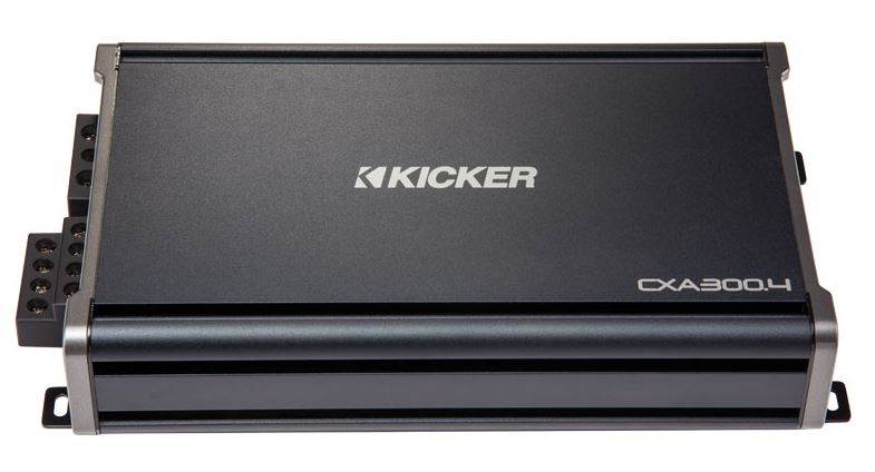 Kicker 43CXA3004 CXA300.4 300 Watt 4-Channel Car Stereo Power Amplifier (4 Pack)