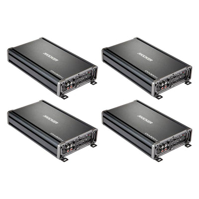 Kicker 43CXA3004 CXA300.4 300 Watt 4-Channel Car Stereo Power Amplifier (4 Pack)
