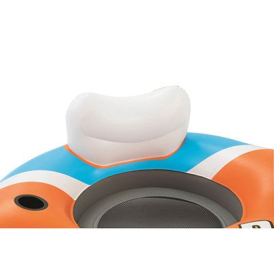 Bestway 101-Inch Rapid Rider 4-Person Floating Island Raft w/ Coolers (2 Pack) - VMInnovations