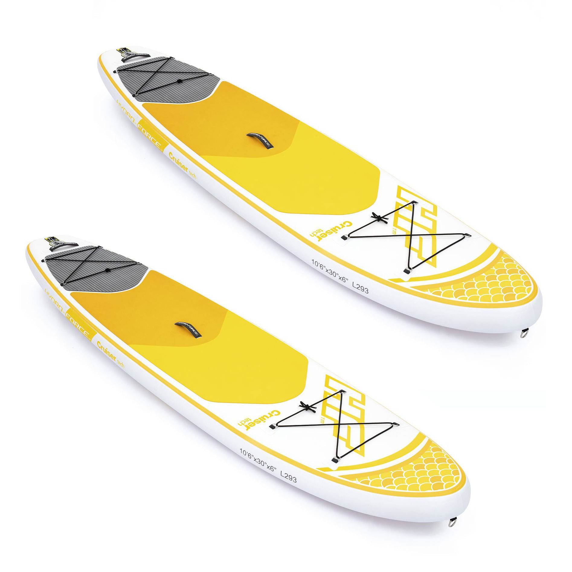 Bestway Hydro Force Inflatable 10 Ft Cruiser SUP Stand Up Paddle Board (2 Pack)