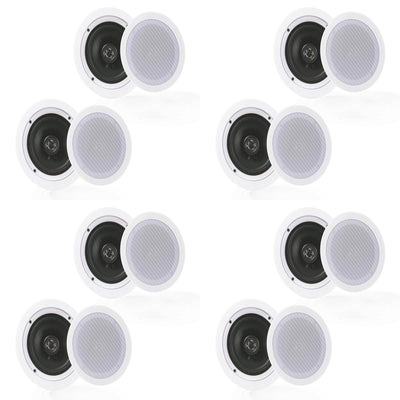 Pyle Audio PDIC1651RD 5.25 Inch 2 Way 150W Home Ceiling Wall Speakers (4 Pairs) - VMInnovations