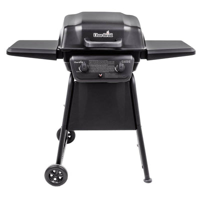 Char Broil Classic Outdoor 2 Burner Gas BBQ Patio Cabinet Grill, Black (6 Pack)