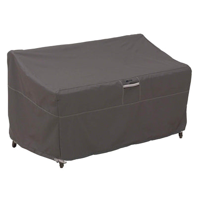 Classic Accessories Ravenna Patio Loveseat Waterproof Cover, Small, Dark Taupe