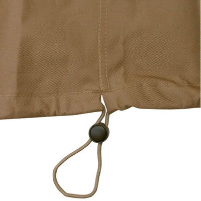 Classic Accessories Hickory 60 Inch Outdoor Polyester Fire Pit Cover, Mahogany