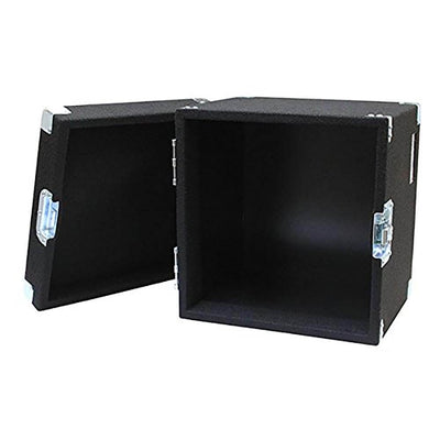 Odyssey Gear Carpeted Pro DJ Case for 100 12-Inch LP Vinyl Records (2 Pack)