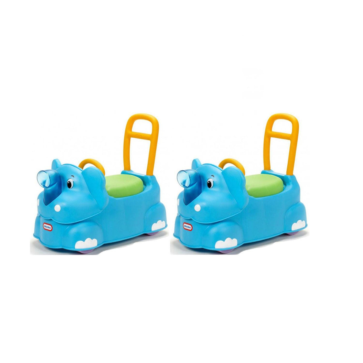 Little Tikes Scoot Around Animals Elephant Toddler Ride On Learning Toy (2 Pack)