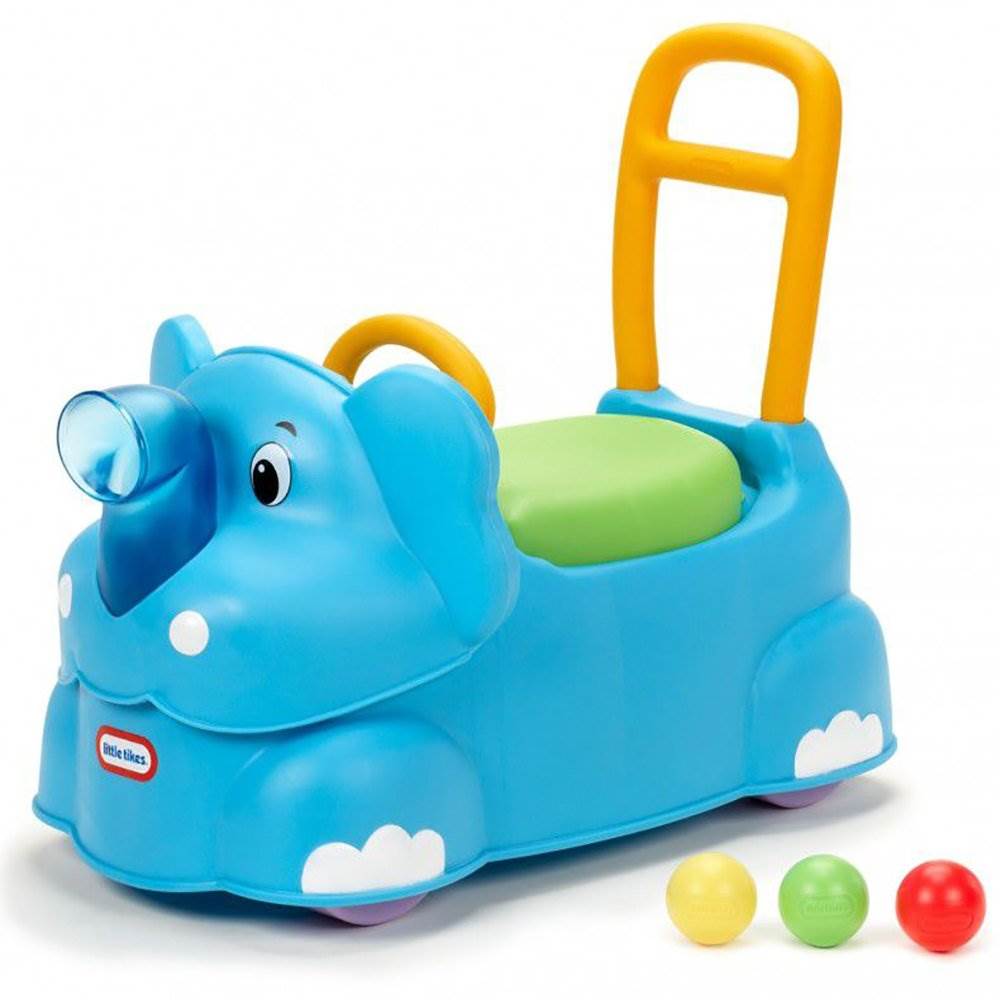 Little Tikes Scoot Around Animals Elephant Toddler Ride On Learning Toy (2 Pack)
