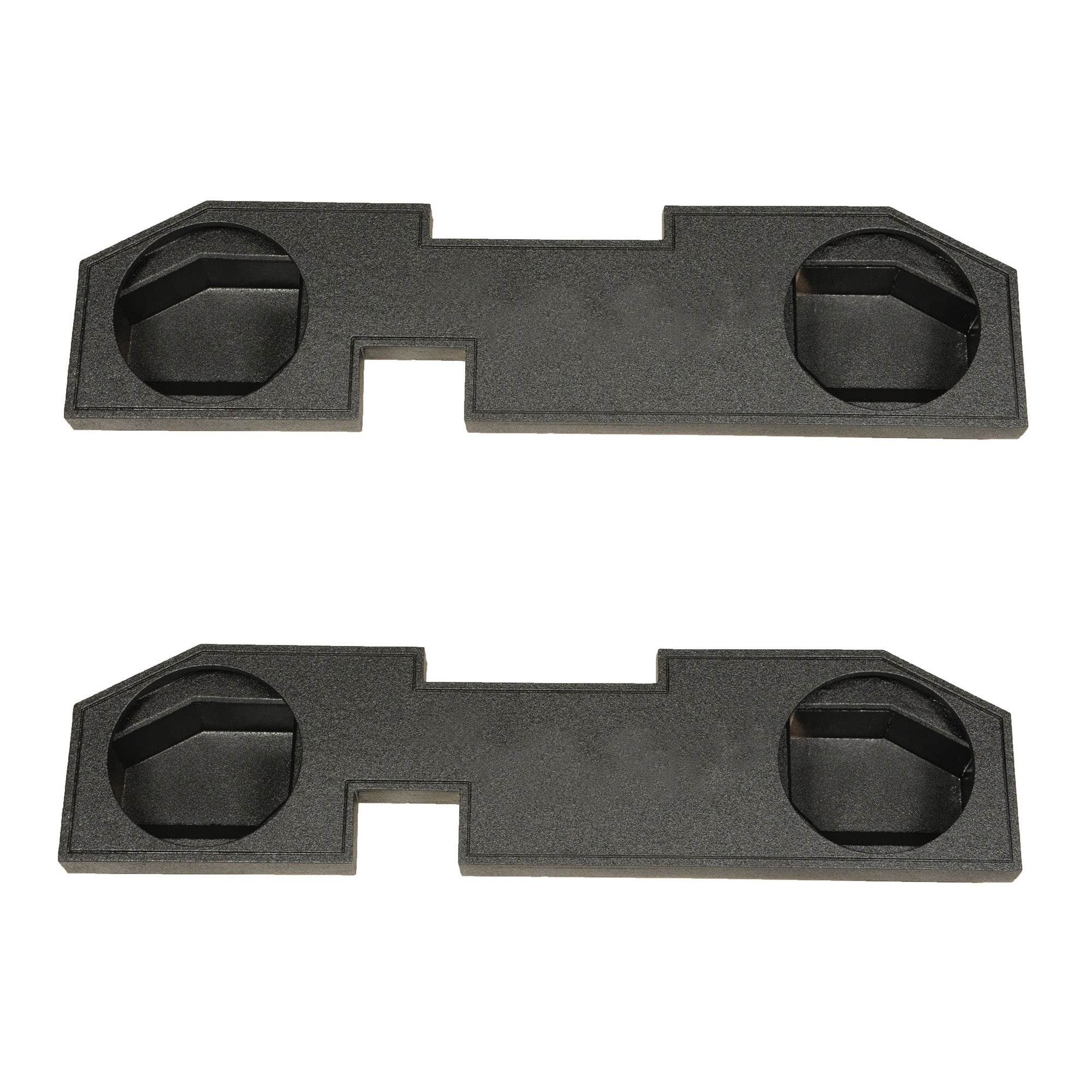 Q Power Dodge Ram Quad Cab '02-15 Dual 10" Sealed Subwoofer Enclosure (2 Pack)