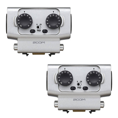 Zoom EXH-6 Dual XLR/TRS Input External Capsule for H5 & H6 Recorder (2 Pack)