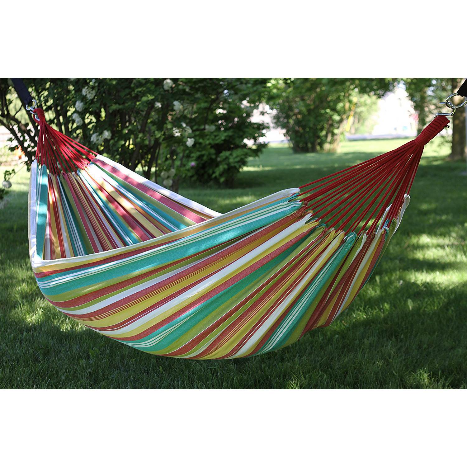 Vivere Brazilian Style Fringe 2 Person Hammock (2 Pack)