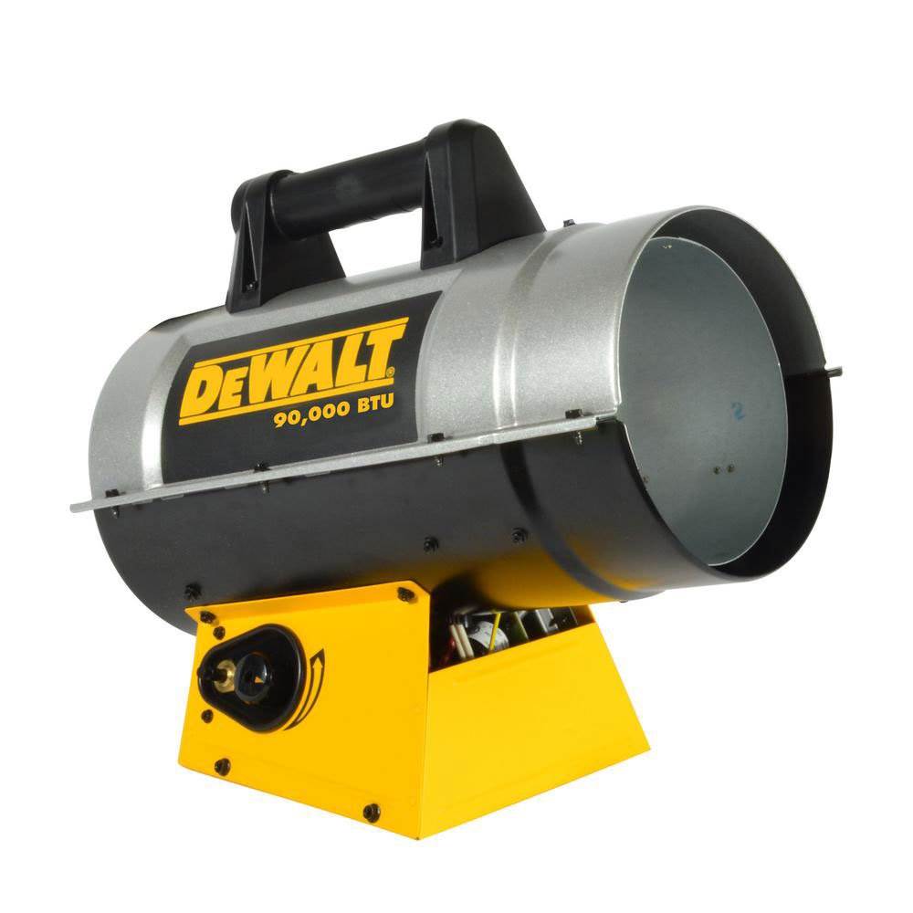 DeWalt 90,000 BTU Industrial Cordless Forced Air Propane Heater (For Parts)
