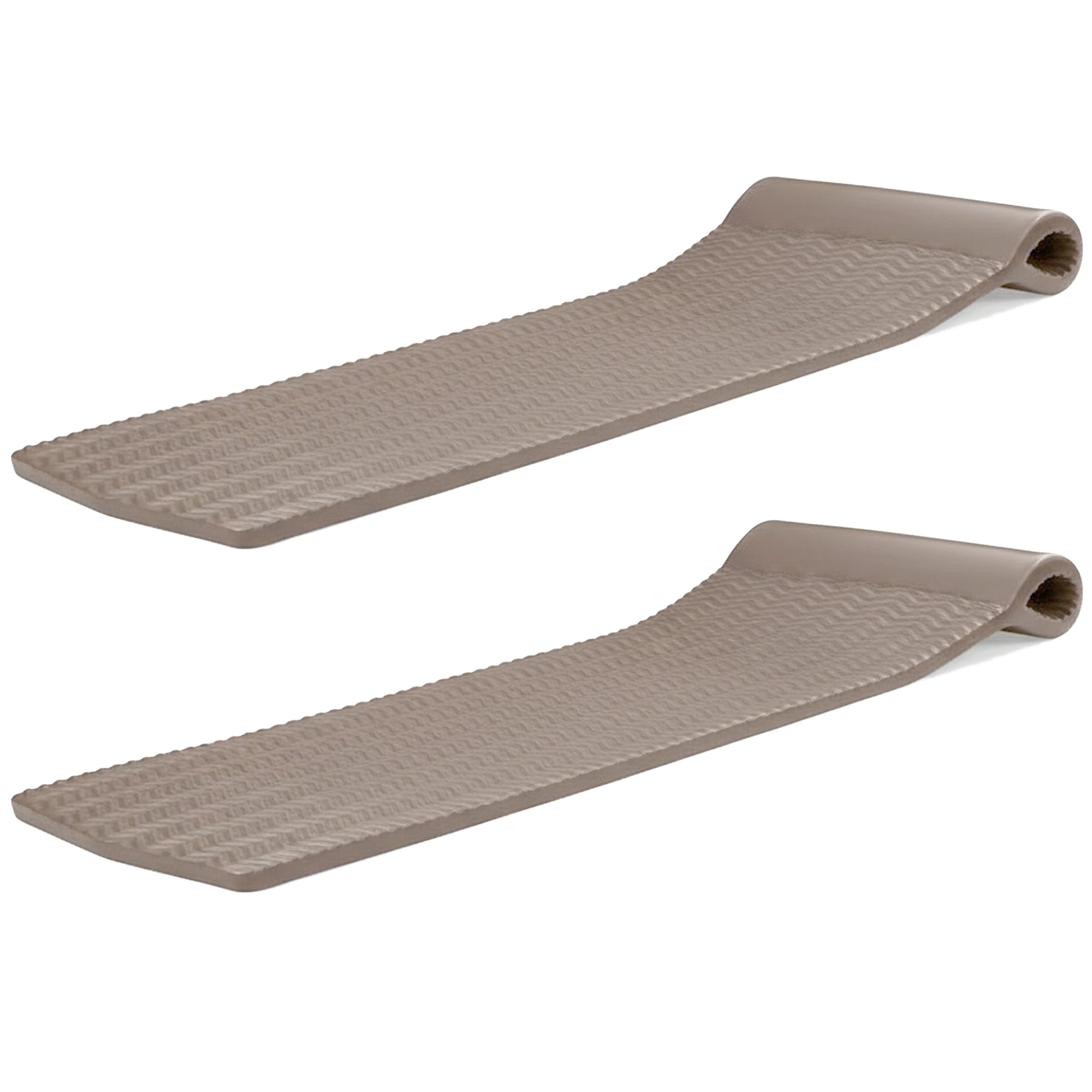 TRC Recreation Serenity 70 In. Foam Mat Raft Lounger Pool Float, Bronze (2 Pack) - VMInnovations