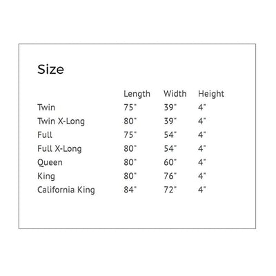 Classic Brands Instant Foundation Low Profile 4 In Box Spring Replacement, Full