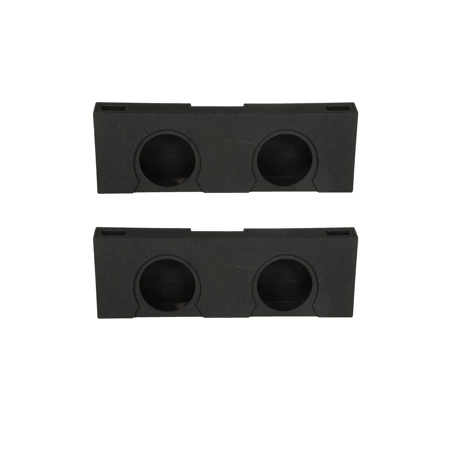 Q Power 2 Hole 2007-2013 GM/Chevy Crew Cab 12" Ported Subwoofer Box (2 Pack)