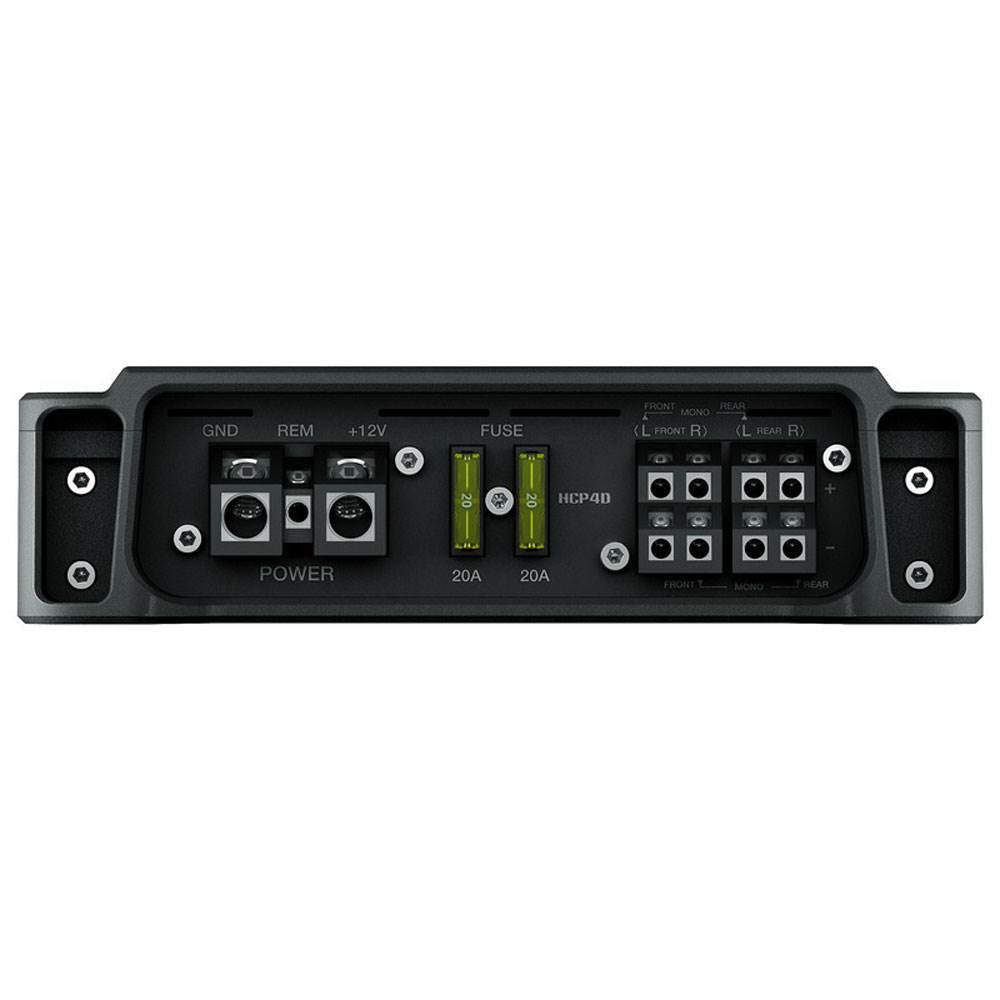 Hertz HCP4D 1160 Watt Compact Class D 4 Chanel Car Audio Amp Amplifier (2 Pack)