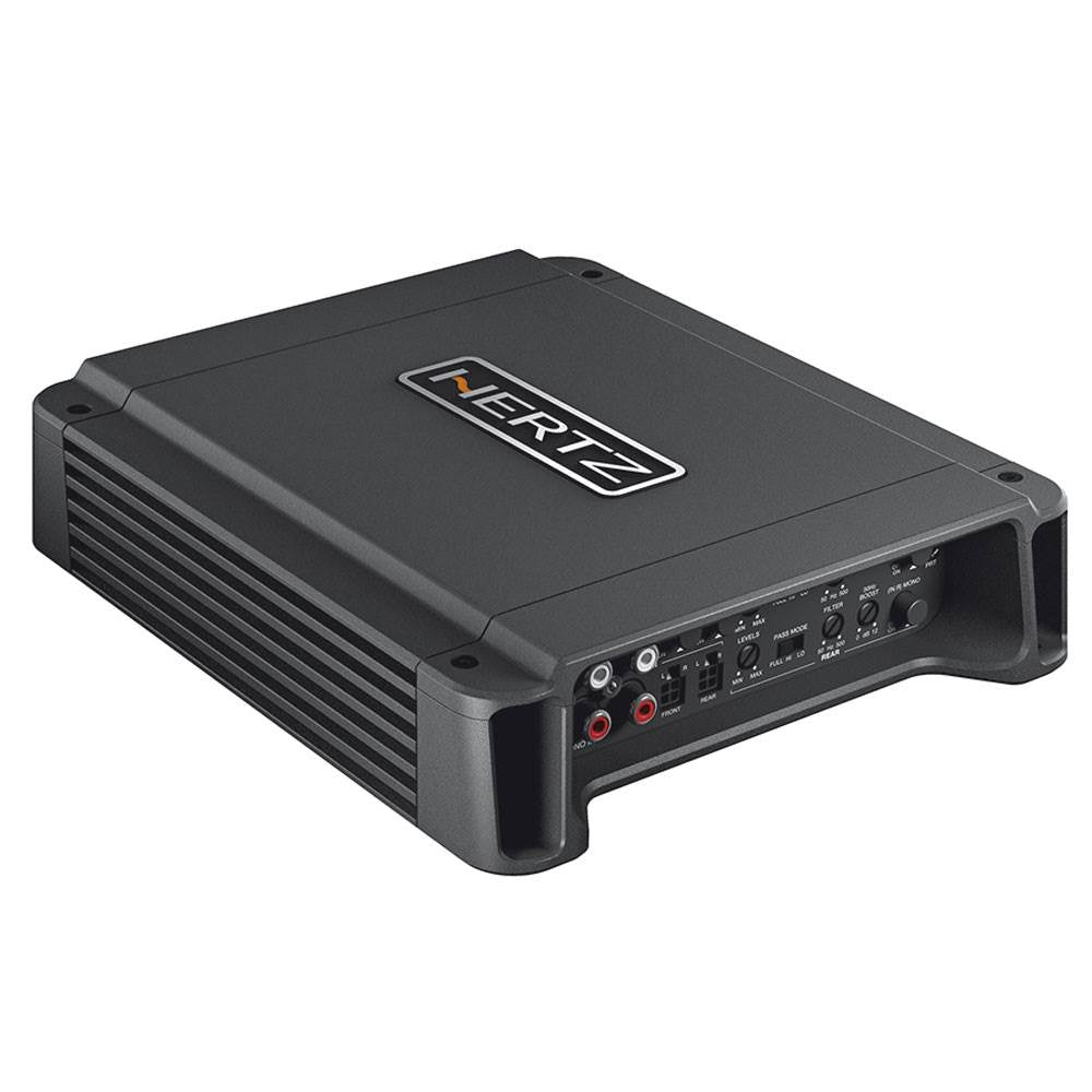 Hertz HCP4D 1160 Watt Compact Class D 4 Chanel Car Audio Amp Amplifier (2 Pack)