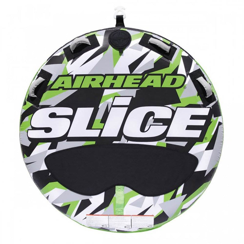 Airhead Slice Inflatable Double Rider Towable Lake Tube Water Raft (2 Pack)